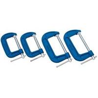 C-cramp Set 4pce 2x75-2x100mm