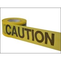 C H Hanson Tape - Caution 305m (1000ft) Economy Grade Yellow