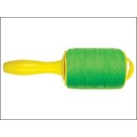 C H Hanson 152m (500ft) Braided Fluorescent Green Nylon Line & Reel