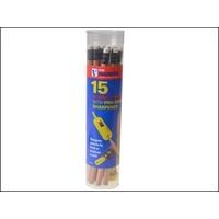 C H Hanson Finish Pencils Tube of 15 + Pro-Sharp??? Sharpener