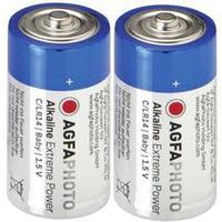 C battery Alkali-manganese AgfaPhoto BABY C 2ER 1.5 V 2 pc(s)