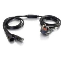C2G Cbl/3m BS 1363 to 2x C13 Y-Cable UK Plug