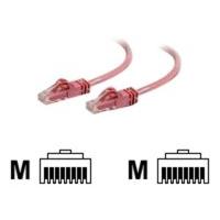 c2g cat6 550mhz snagless patch cable pink 15m