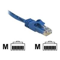 C2G, Cat6 Snagless CrossOver UTP Patch Cable Blue, .5m