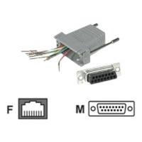 C2G, RJ45/DB1Modular Adapter Grey