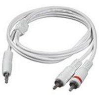 C2G, 3.5mm Male to 2 RCA-Type Male Audio Y-Cable - iPod White, 5m