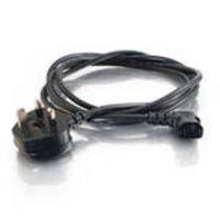 C2G, 5m 18 AWG Universal 90° Power Cord (IEC320C13R to BS 1363)