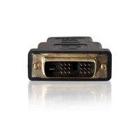 C2G Velocity Inline Adapter - Video adapter - HDMI / DVI - DVI-D (M) - 19 pin HDMI (F) - black