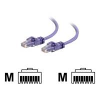 C2G, Cat6 550MHz Snagless Patch Cable Purple, 1.5m