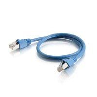 C2G - Patch cable ( DTE ) - RJ-45 (M) - RJ-45 (M) - 5 m - screened shielded twisted pair (SSTP) - CAT 6a - snagless - blue