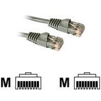 C2G, Cat5E 350MHz Snagless Patch Cable Grey, 1.5m