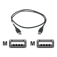 C2G, USB A Male to A Male Cable Black, 1m