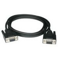 c2g db9 ff null modem cable black 2m