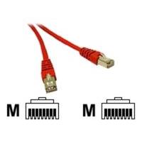 C2G, SHIELD CAT5E MOULDED PATCH CBL RED, 1m