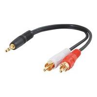 C2G, Value Series 3.5mm Stereo Plug/RCA Plug x2 Y-Cable