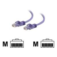 C2G, Cat6 550MHz Snagless Patch Cable Purple, 1m