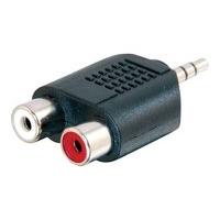 c2g 35mm stereo male to dual rca female audio adapter