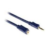 c2g 05m velocity 35mm male to female stereo audio extension cable