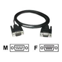 C2G, DB9 M/F Extension Cable Black, 7m