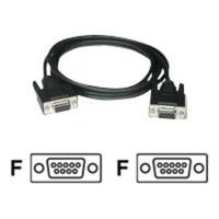 c2g db9 ff null modem cable black 5m