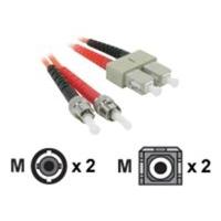 C2G, ST/SC LSZH Duplex 62.5/125 Multimode Fibre Patch Cable, 2m