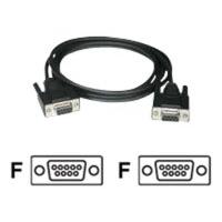 C2G, DB9 F/F Null Modem Cable Black, 0.5m