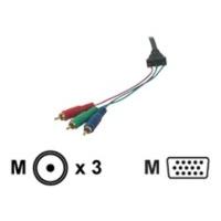C2G, Ultimaâ?¢ HD15 to RCA HDTV Component Video Breakout Cable, 1m