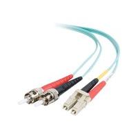c2g lc st 10gb 50125 om3 duplex multimode pvc fiber optic cable lszh a ...