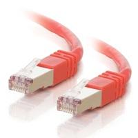 C2G Cbl/10M Shield CAT5E Mld Patch CBL RED