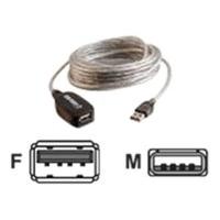 C2G, USB A Male to A Female Active Extension Cable 5m