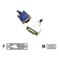 C2G, DVI-A Female to HD15 VGA Male Analogue Extension Cable, 2m