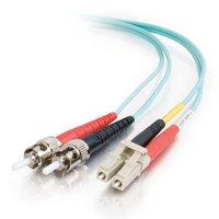 C2G LC-ST 10Gb 50/125 OM3 Duplex Multimode PVC Fiber Optic Cable (LSZH) - Network cable - LC multi-mode (M) - ST multi-mode (M) - 15 m - fibre optic -