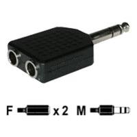 C2G, 6.3mm Stereo Male to Dual 6.3mm Stereo Female Adapter