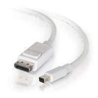 C2g (2m) Mini Displayport To Displayport Adaptor Cable (white)