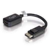 c2g 02m displayport male to hdmi female adaptor cable