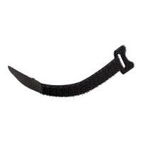 C2G 150mm Hook-and-Loop Cable Management Straps - Black - 12pk