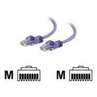 C2G .5m Cat6 550 MHz Snagless Patch Cable - Purple