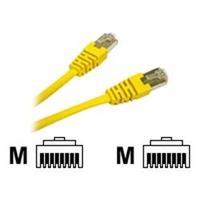 c2g 3m shielded cat5e moulded patch cable yellow