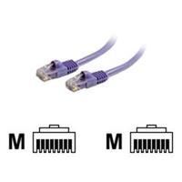 C2G .5m Cat5E 350 MHz Snagless Patch Cable - Purple