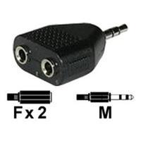 C2G 3.5mm Stereo Male to Dual 3.5mm Stereo Female Adapter