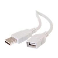C2G 2m USB A Male to A Female Extension Cable - White