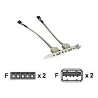 C2G 1ft 2-Port USB Internal AT Motherboard Adapter