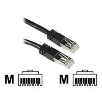 C2G 15m Shielded Cat5E Moulded Patch Cable - Black