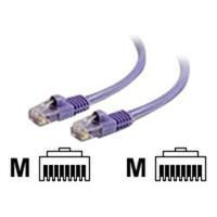 C2G 1m Cat5E 350 MHz Snagless Patch Cable - Purple