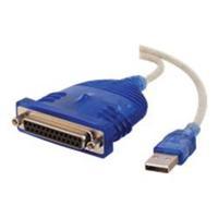 C2G 2m USB to DB25 IEEE-1284 Parallel Printer Adapter Cable