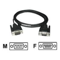 c2g 10m db9 mf extension cable black