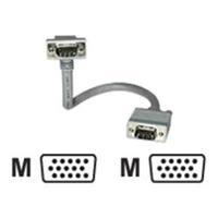 C2G 3m Premium Shielded HD15 SXGA M/M Monitor Cable with 90° Down Angled Male Connector