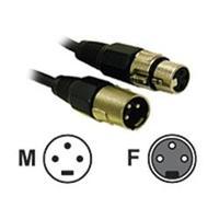 C2G 1m Pro-Audio XLR Male to XLR Female Cable