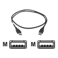 c2g 1m usb a male to a male cable black