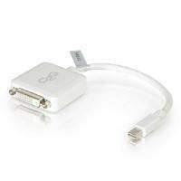C2g (20cm) Mini Displayport (male) To Single Link Dvi-d (female) Adaptor Cable (white)